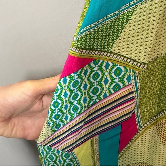 Haptics colorful patchwork wide leg jumpsuit - Picture 5 of 6